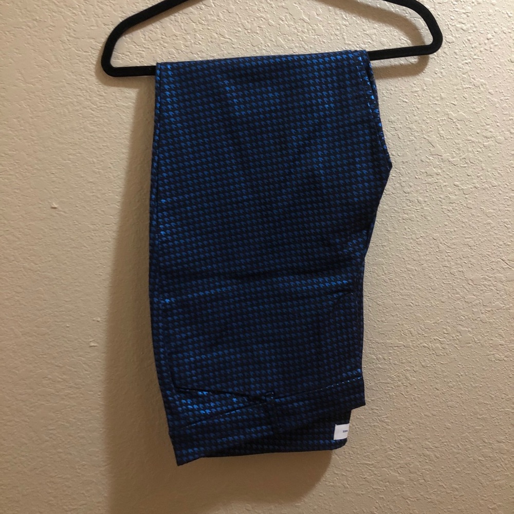 Metallic Patterned Pixie Dress Pants